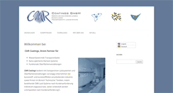 Desktop Screenshot of cmr-coatings.de