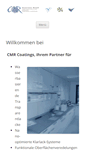Mobile Screenshot of cmr-coatings.de